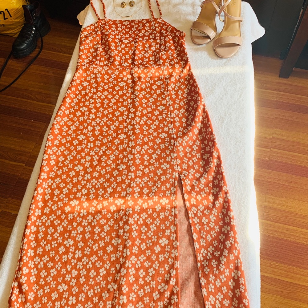 Zara Orange Dress